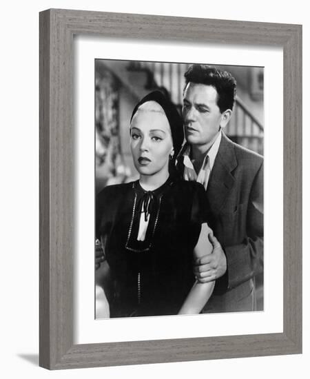 The Postman Always Rings Twice, Lana Turner, John Garfield, 1946-null-Framed Photo