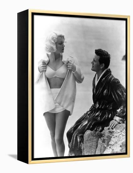 The Postman Always Rings Twice, Lana Turner, John Garfield, 1946-null-Framed Stretched Canvas