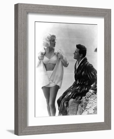 The Postman Always Rings Twice, Lana Turner, John Garfield, 1946-null-Framed Photo