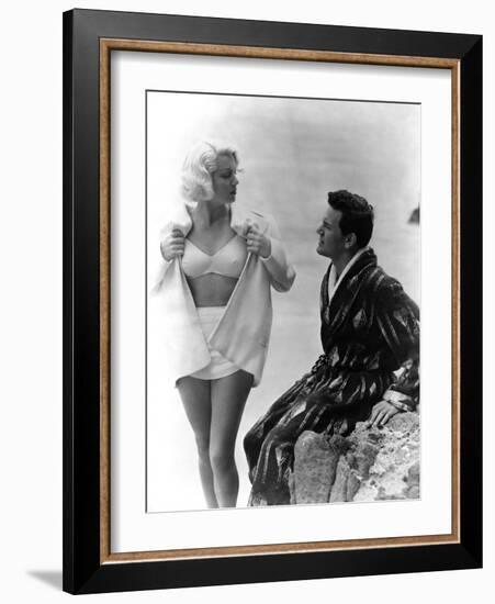 The Postman Always Rings Twice, Lana Turner, John Garfield, 1946-null-Framed Photo