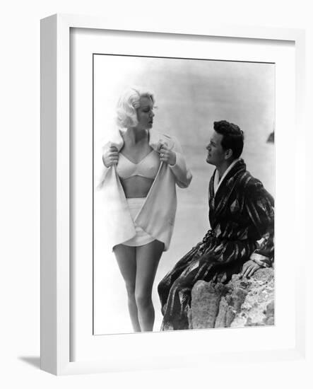 The Postman Always Rings Twice, Lana Turner, John Garfield, 1946-null-Framed Photo