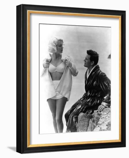 The Postman Always Rings Twice, Lana Turner, John Garfield, 1946-null-Framed Photo