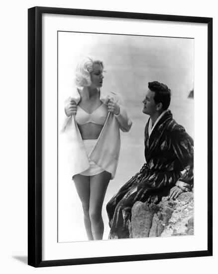 The Postman Always Rings Twice, Lana Turner, John Garfield, 1946-null-Framed Photo