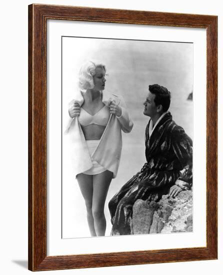 The Postman Always Rings Twice, Lana Turner, John Garfield, 1946-null-Framed Photo