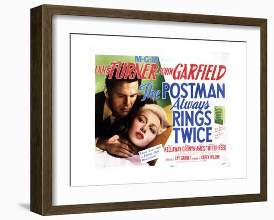 The Postman Always Rings Twice, Lana Turner, John Garfield, 1946-null-Framed Giclee Print