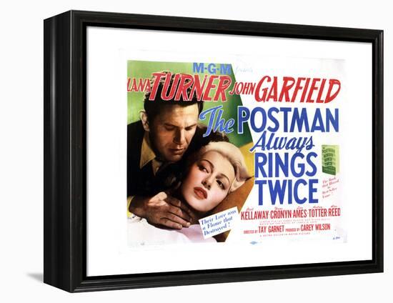 The Postman Always Rings Twice, Lana Turner, John Garfield, 1946-null-Framed Premier Image Canvas