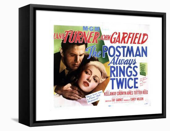 The Postman Always Rings Twice, Lana Turner, John Garfield, 1946-null-Framed Premier Image Canvas