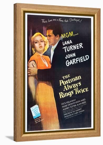 The Postman Always Rings Twice, Lana Turner, John Garfield, 1946-null-Framed Stretched Canvas