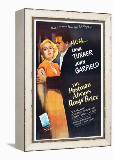 The Postman Always Rings Twice, Lana Turner, John Garfield, 1946-null-Framed Stretched Canvas