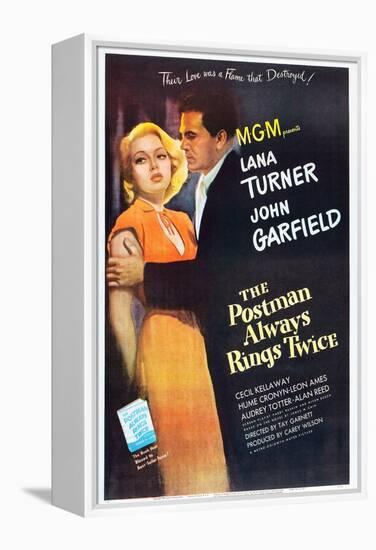 The Postman Always Rings Twice, Lana Turner, John Garfield, 1946-null-Framed Stretched Canvas