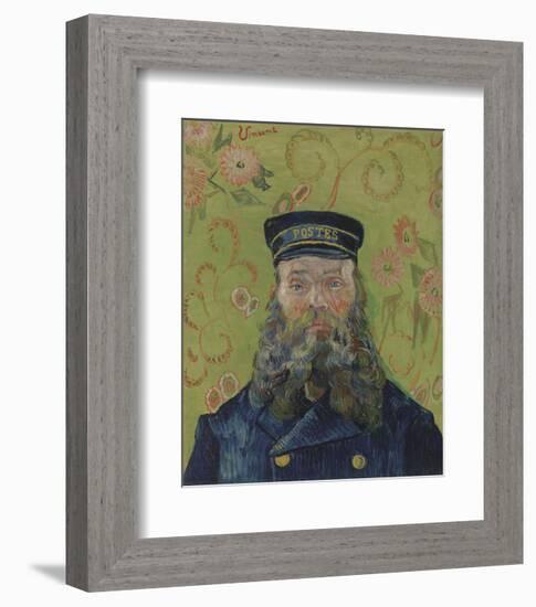 The Postman (Joseph-Etienne Roulin), 1889-Vincent van Gogh-Framed Art Print
