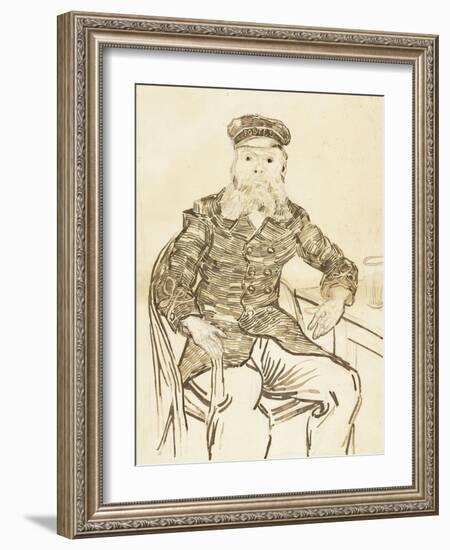 The Postman Joseph Roulin, 1888-Vincent van Gogh-Framed Giclee Print