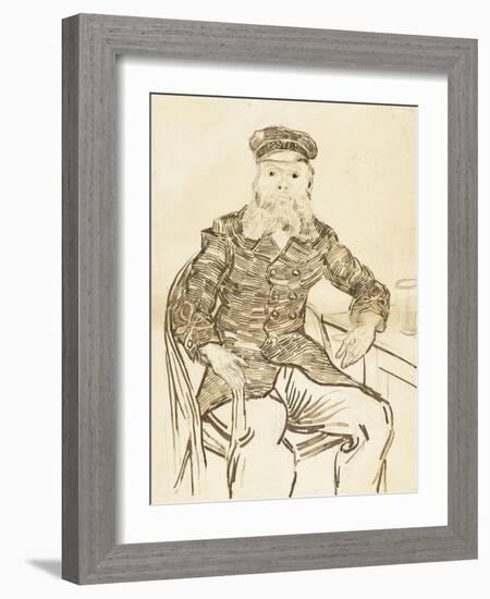 The Postman Joseph Roulin, 1888-Vincent van Gogh-Framed Giclee Print