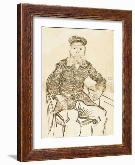 The Postman Joseph Roulin, 1888-Vincent van Gogh-Framed Giclee Print