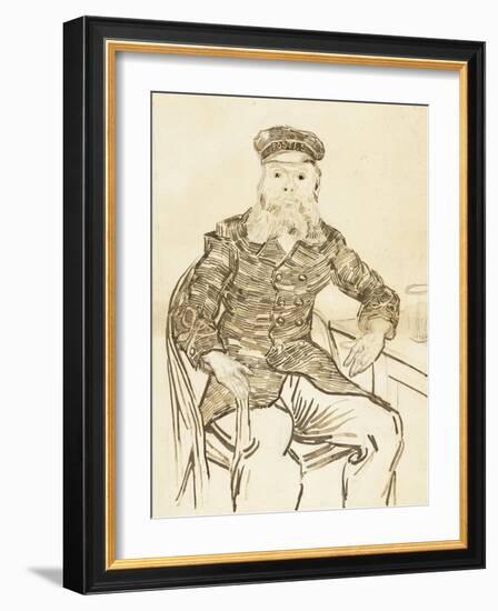 The Postman Joseph Roulin, 1888-Vincent van Gogh-Framed Giclee Print
