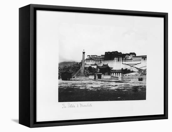 The Potala and Monolith, Lhasa, Tibet, 1903-04-John Claude White-Framed Premier Image Canvas