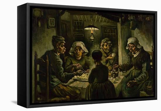 The Potato Eaters, 1885-Vincent van Gogh-Framed Premier Image Canvas