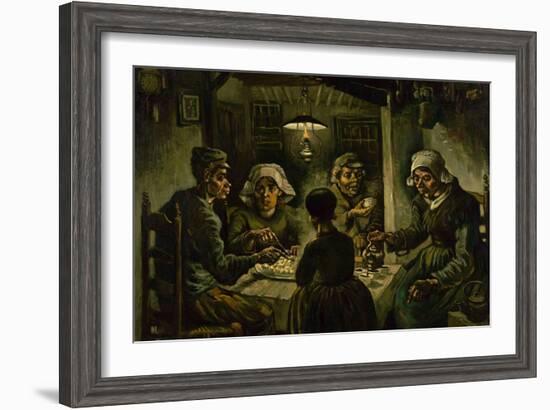 The Potato Eaters, 1885-Vincent van Gogh-Framed Giclee Print