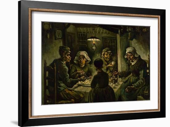 The Potato Eaters, 1885-Vincent van Gogh-Framed Giclee Print