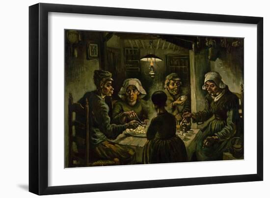 The Potato Eaters, 1885-Vincent van Gogh-Framed Giclee Print