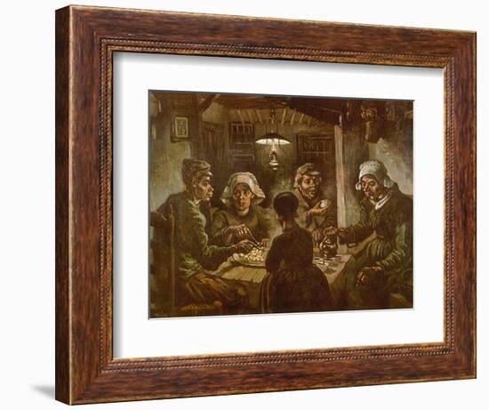 The Potato Eaters, 1885-Vincent van Gogh-Framed Giclee Print