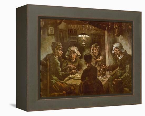 The Potato Eaters, 1885-Vincent van Gogh-Framed Premier Image Canvas