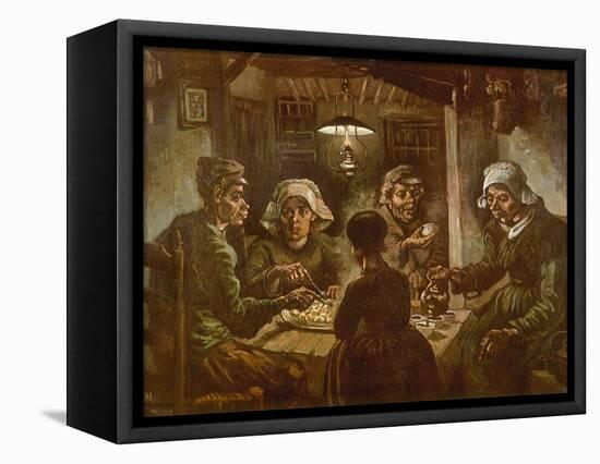 The Potato Eaters, 1885-Vincent van Gogh-Framed Premier Image Canvas