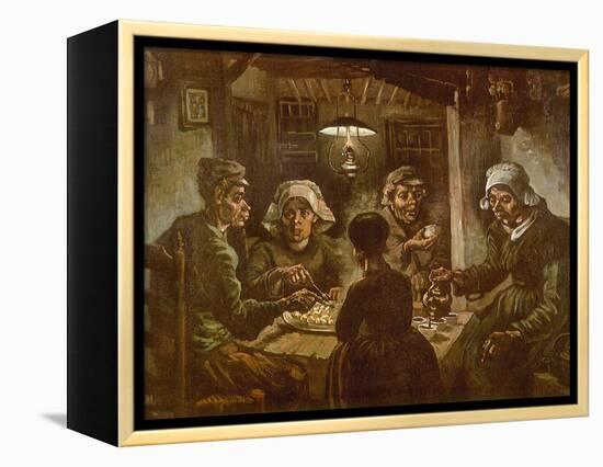 The Potato Eaters, 1885-Vincent van Gogh-Framed Premier Image Canvas