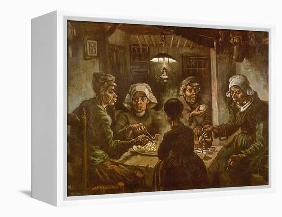 The Potato Eaters, 1885-Vincent van Gogh-Framed Premier Image Canvas