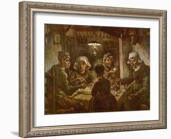 The Potato Eaters, 1885-Vincent van Gogh-Framed Premium Giclee Print