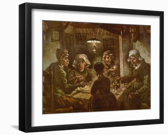 The Potato Eaters, 1885-Vincent van Gogh-Framed Giclee Print