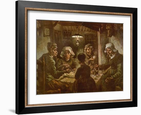 The Potato Eaters, 1885-Vincent van Gogh-Framed Giclee Print