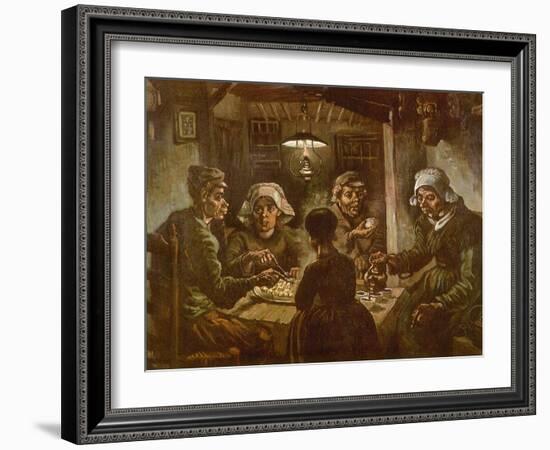 The Potato Eaters, 1885-Vincent van Gogh-Framed Giclee Print