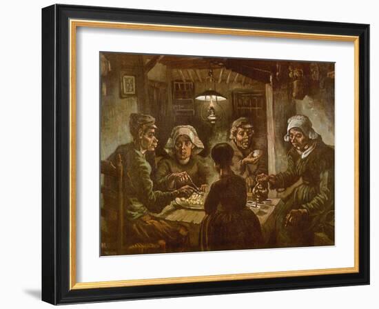 The Potato Eaters, 1885-Vincent van Gogh-Framed Giclee Print