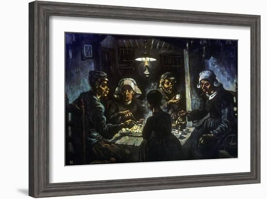 The Potato Eaters, 1885-Vincent van Gogh-Framed Giclee Print