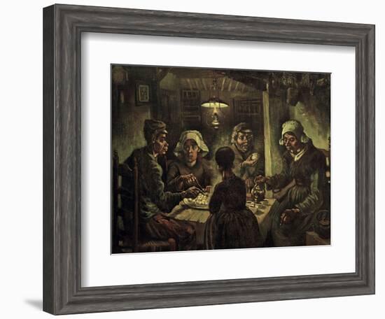 The Potato Eaters-Vincent van Gogh-Framed Giclee Print