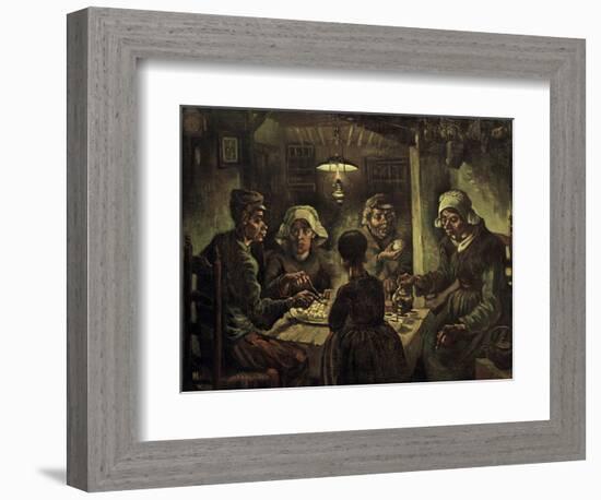 The Potato Eaters-Vincent van Gogh-Framed Giclee Print