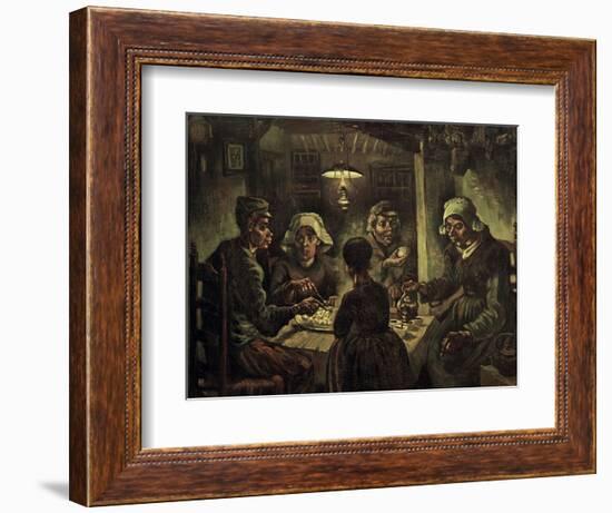 The Potato Eaters-Vincent van Gogh-Framed Giclee Print