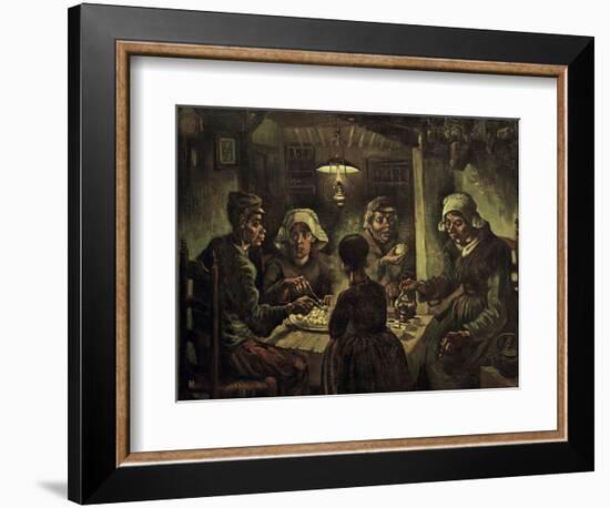 The Potato Eaters-Vincent van Gogh-Framed Giclee Print