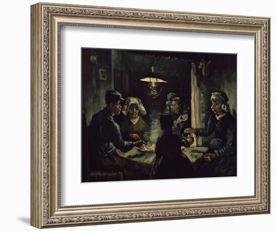 The Potato Eaters-Vincent van Gogh-Framed Giclee Print