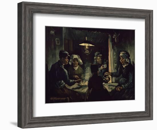 The Potato Eaters-Vincent van Gogh-Framed Giclee Print