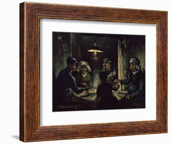 The Potato Eaters-Vincent van Gogh-Framed Giclee Print