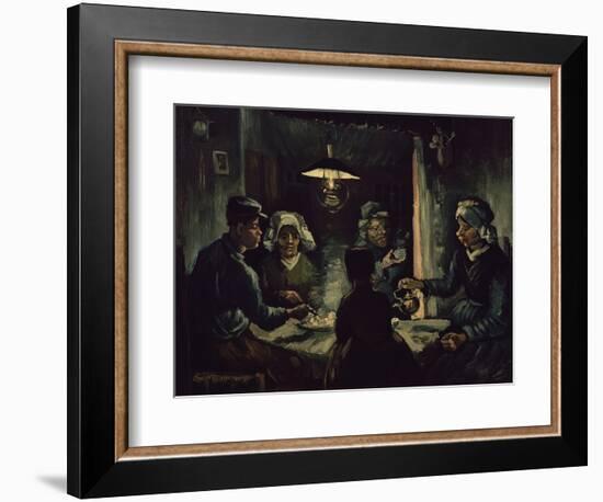 The Potato Eaters-Vincent van Gogh-Framed Giclee Print