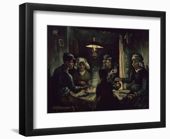 The Potato Eaters-Vincent van Gogh-Framed Giclee Print