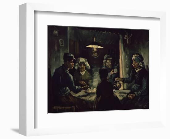 The Potato Eaters-Vincent van Gogh-Framed Giclee Print