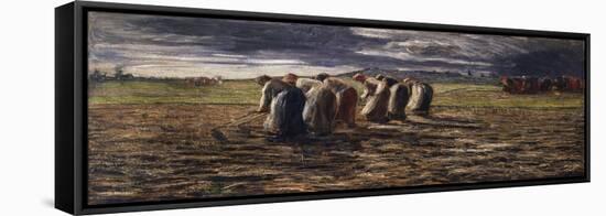 The Potato Harvest-Giovanni Segantini-Framed Premier Image Canvas