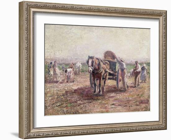 The Potato Pickers-Harry Fidler-Framed Giclee Print