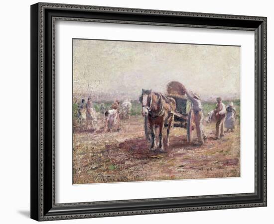 The Potato Pickers-Harry Fidler-Framed Giclee Print