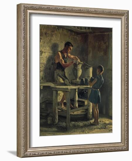 The Potters, 1873-Filippo Palizzi-Framed Giclee Print