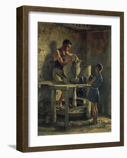 The Potters, 1873-Filippo Palizzi-Framed Giclee Print